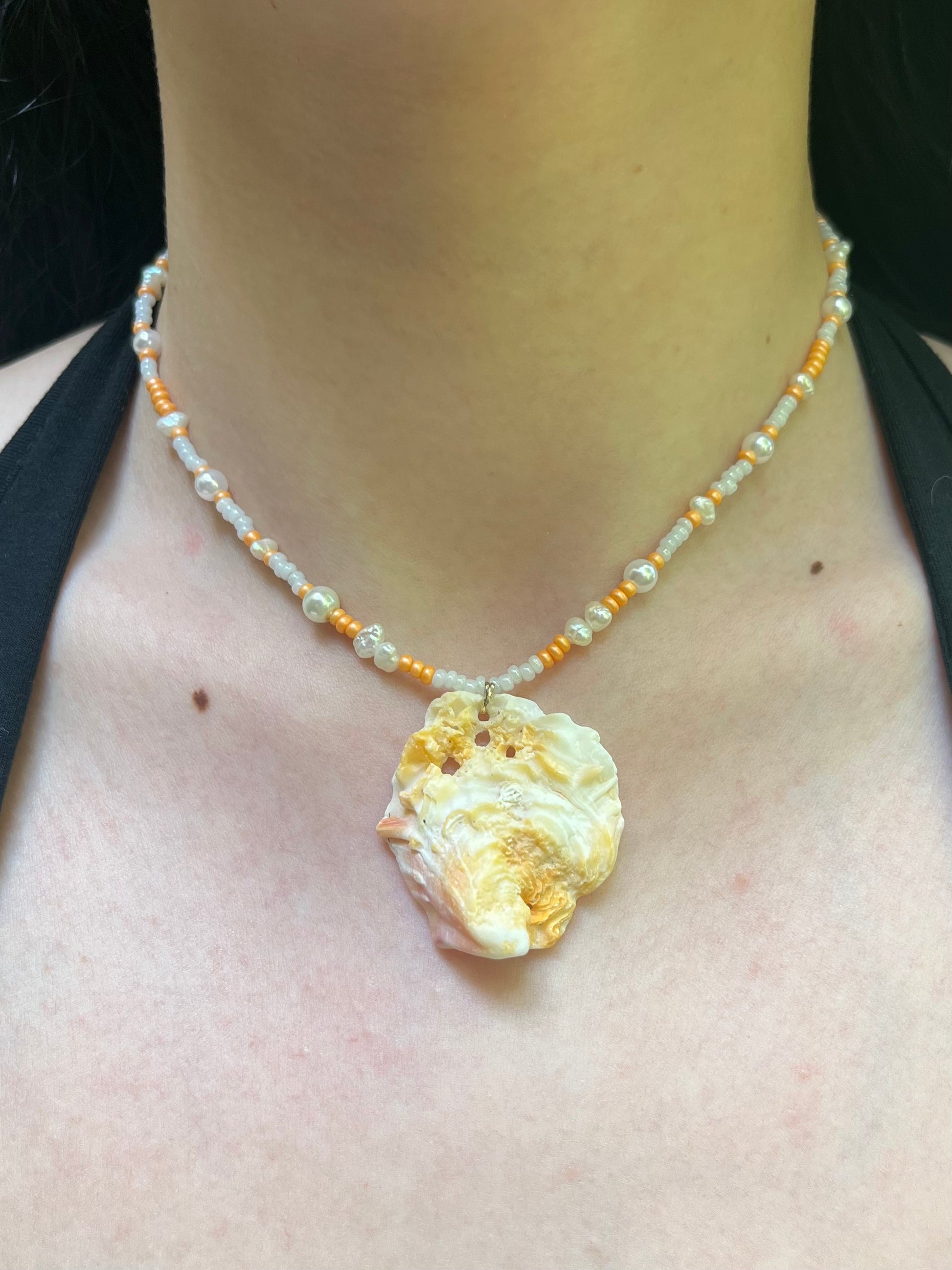 ORANGE BREEZE HALSKETTE
